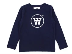 Wood Wood t-shirt Kim navy